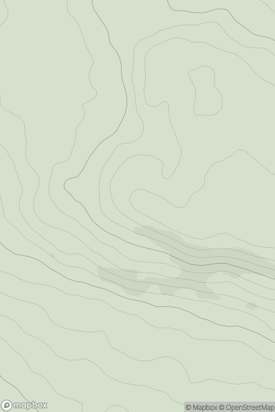 Thumbnail image for Beacon Hill [North Pennines] [NY521313] showing contour plot for surrounding peak